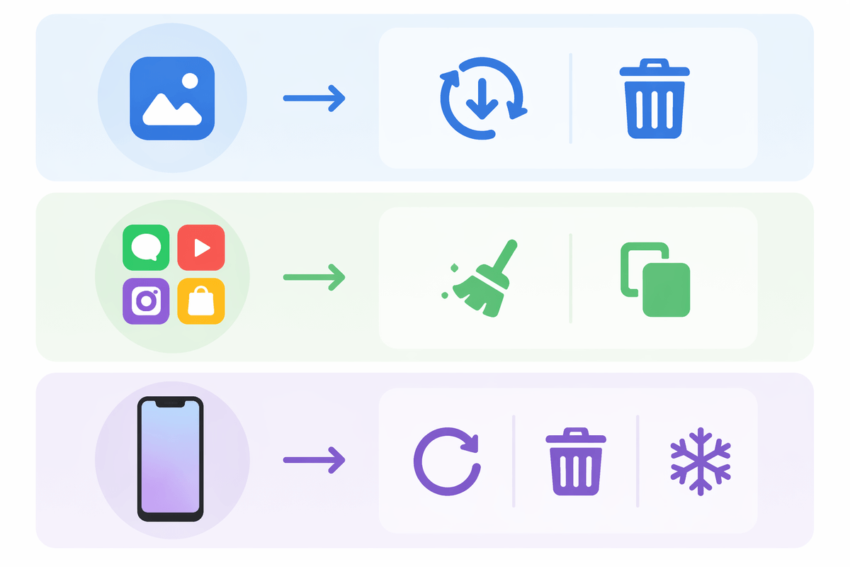 Check the pattern first: one app, many apps, or the whole phone
