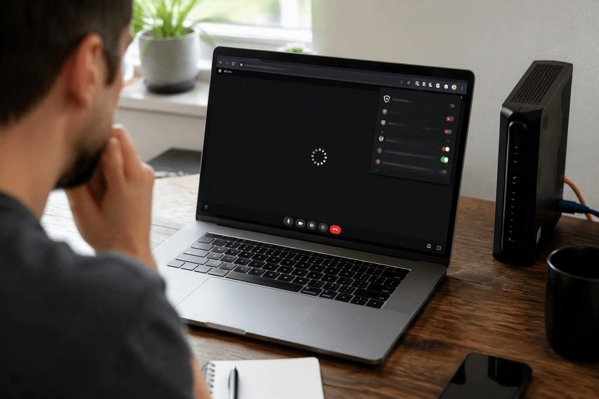 Extensions and privacy tools that quietly break Meet